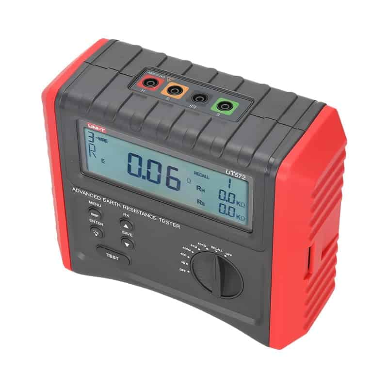 UniT UT572 Advanced Earth Resistance Tester soil resistivity grounding voltage meter tool