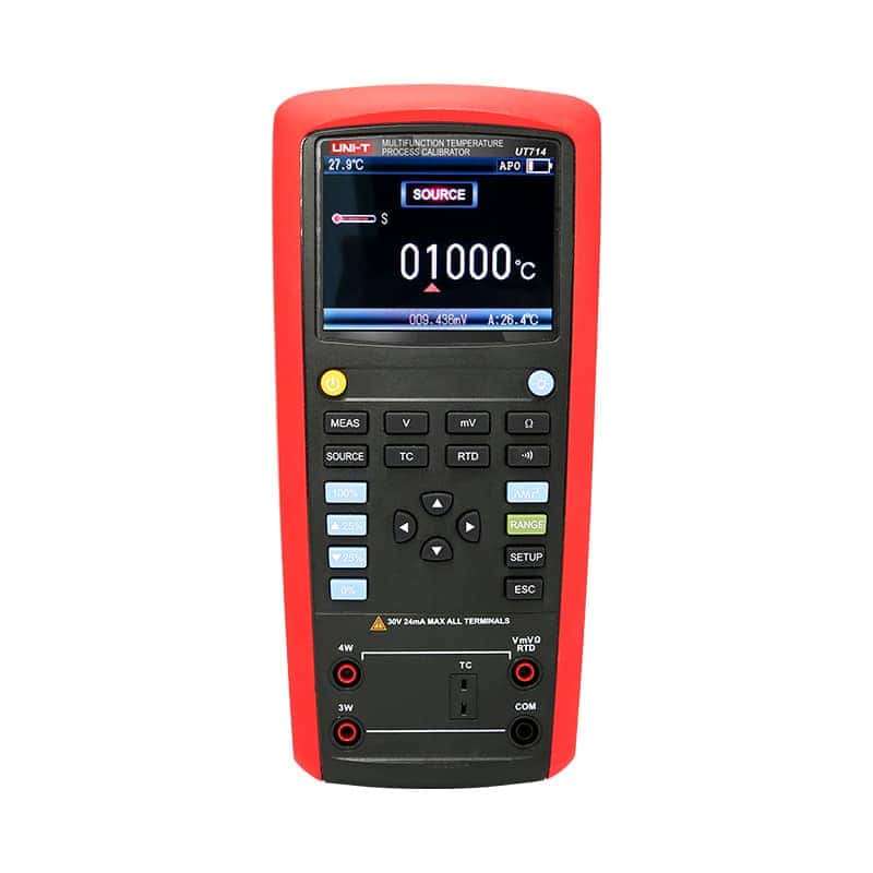UniT UT714 Multifunction Temperature Process Calibrator voltage current measurement source tool