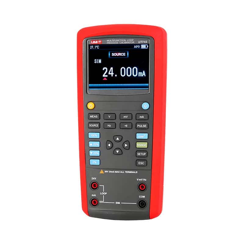 UniT UT715 Multifunction Loop Process Calibrator V mV mA frequency resistance measurement