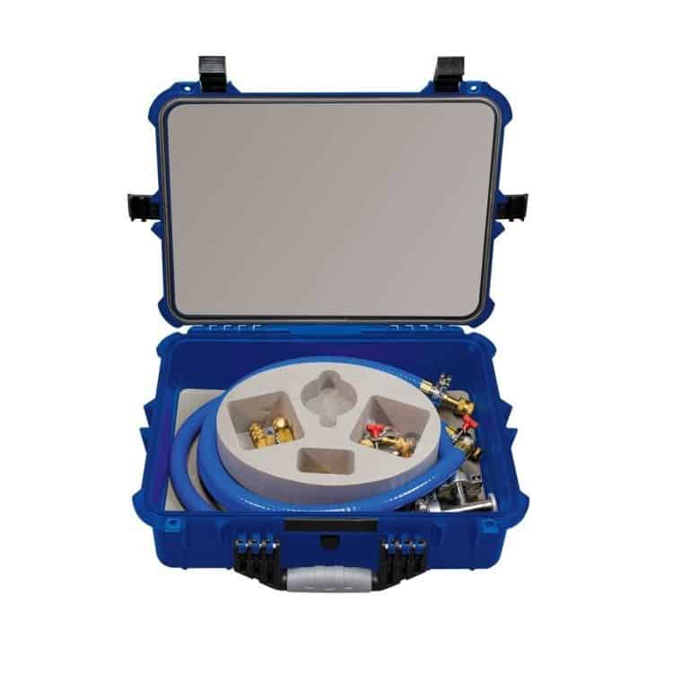 Accutools TruBlu professional evacuation kit with case