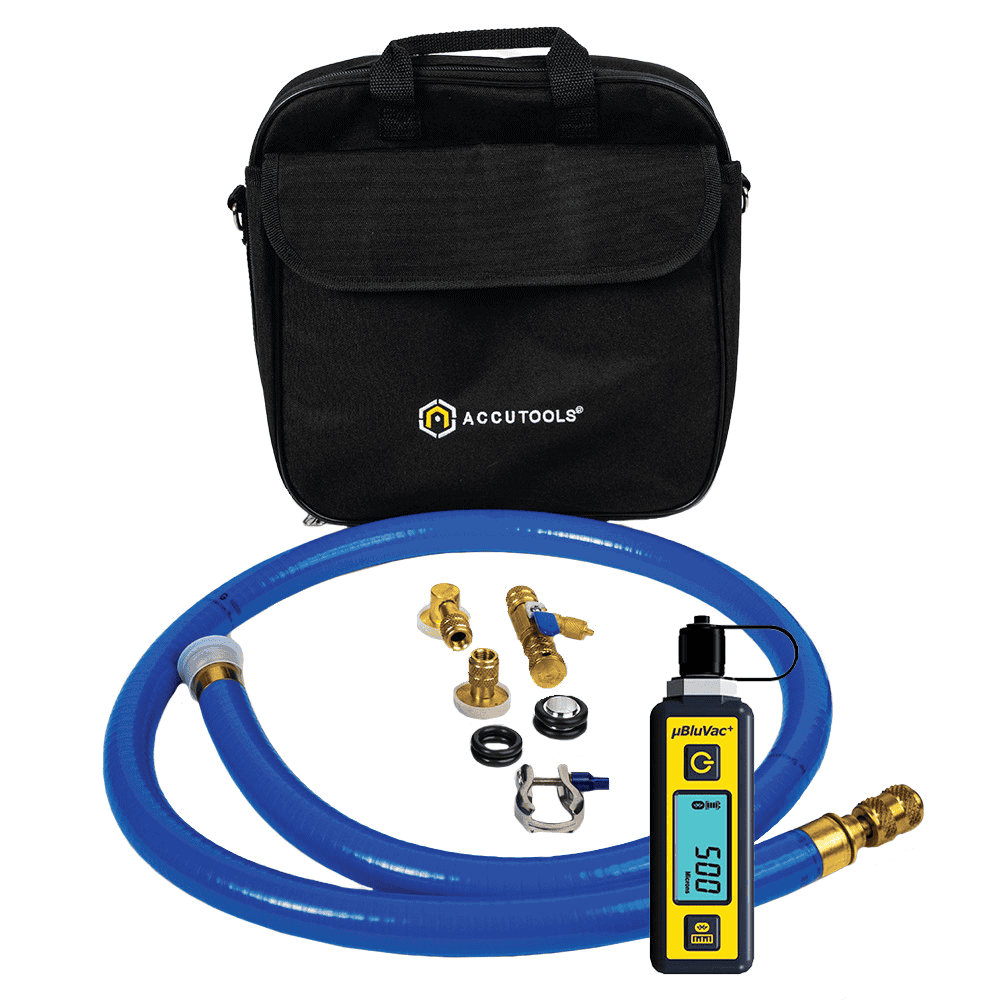 accutools trublu starter 1xlf evacuation kit & bluvac+ micro