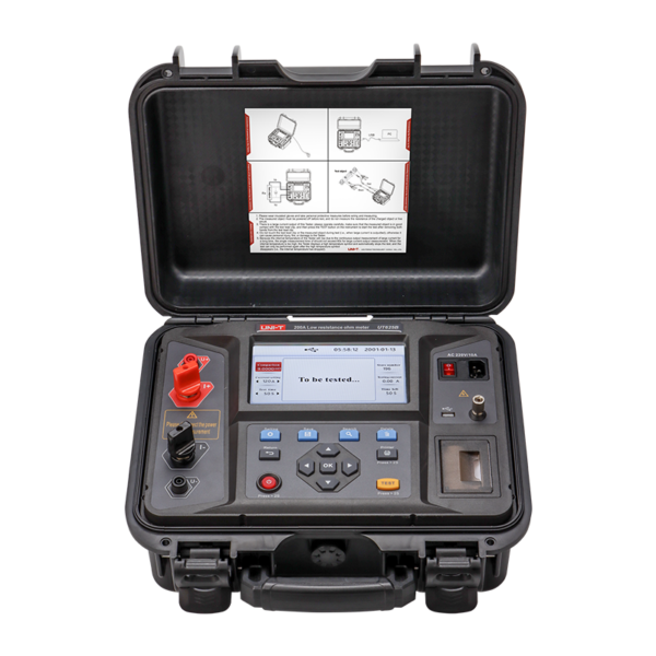 uni t ut625 series low resistance digital ohmmeter