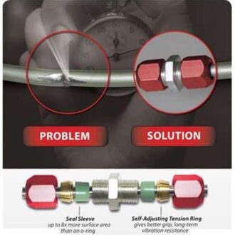 CD Line Splice Tool permanent metal line repair steel aluminum AC transmission power steering no crimping