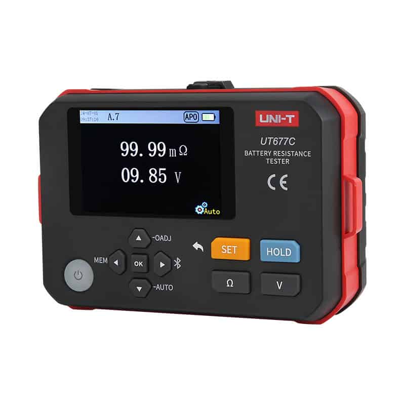 uni t ut677a+ battery internal resistance tester