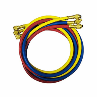 Imperial 205 PolarShield R410 Hose Set red yellow blue 5 foot 516 fittings HVAC charging lines