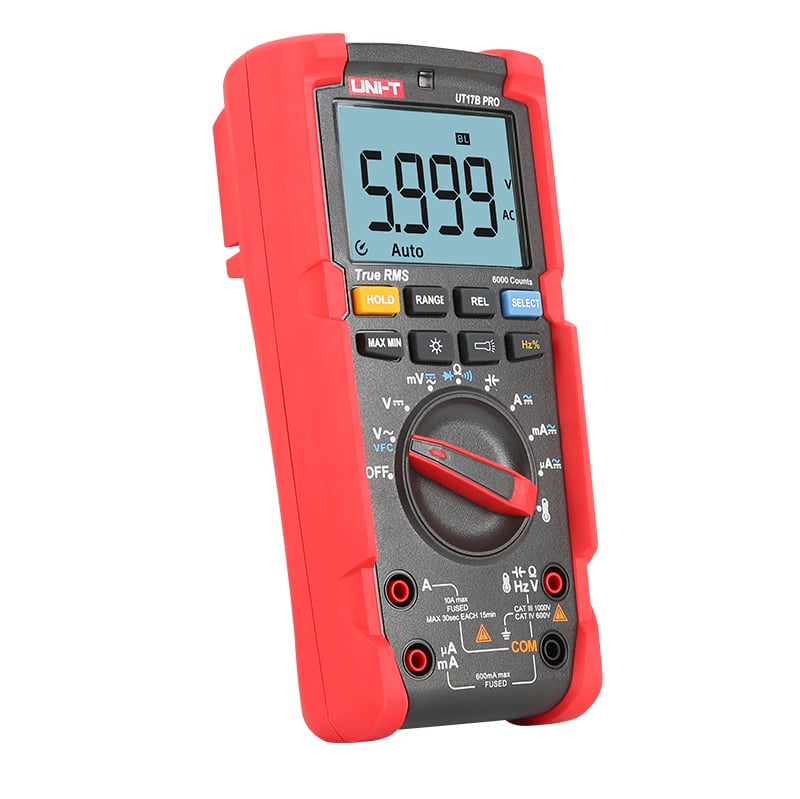 UniT UT17B PRO Digital Multimeter True RMS 6000 count electrical tester