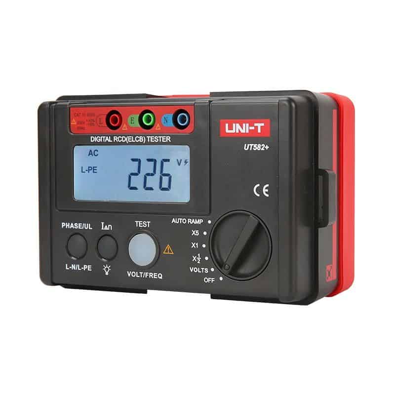 Uni T UT582 plus digital RCD tester