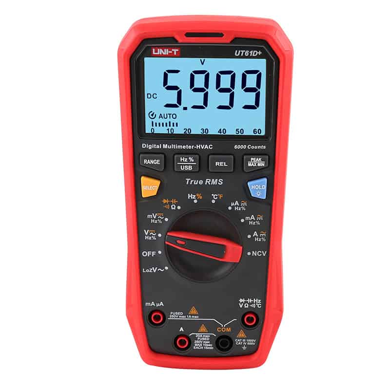 Uni T UT61D plus 1000V true RMS digital multimeter