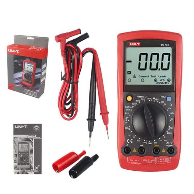 Uni T UT105 LCD handheld automotive multimeter