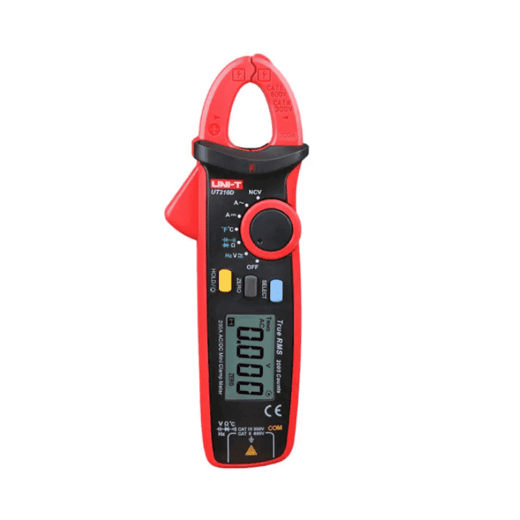 Uni T UT210D AC DC mini clamp meter plus temperature measurement
