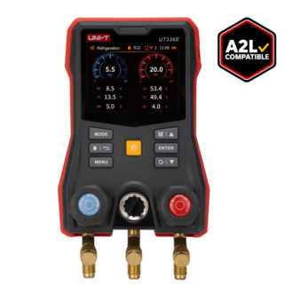 uni t ut336e kit digital manifold gauge with wireless temperature clamps